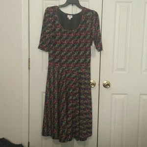 Colorful Patterned Women's Dress